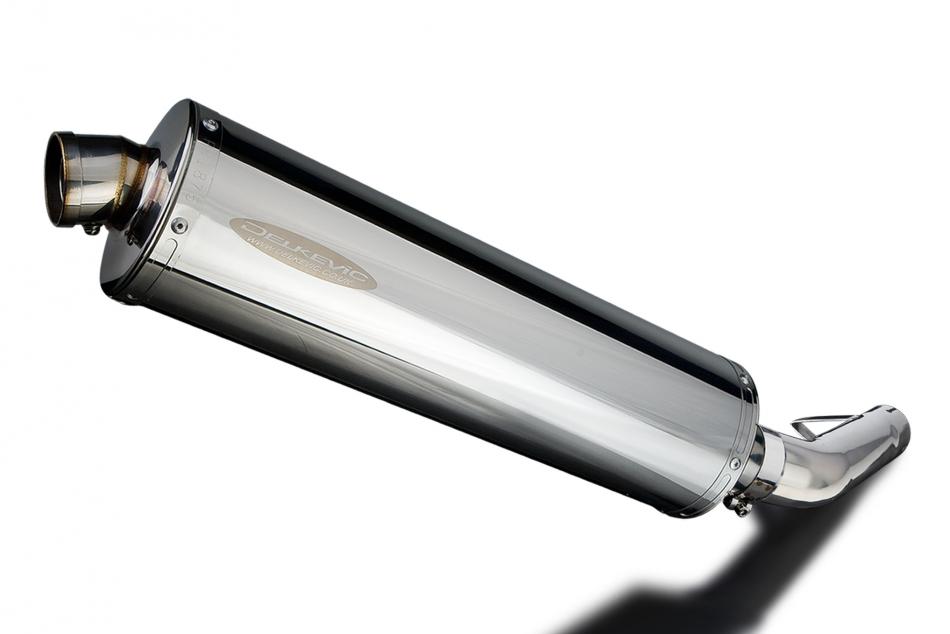 YAMAHA FZS600 FAZER 1998-2003 450mm OVAL STAINLESS BSAU SILENCER EXHAUST KIT