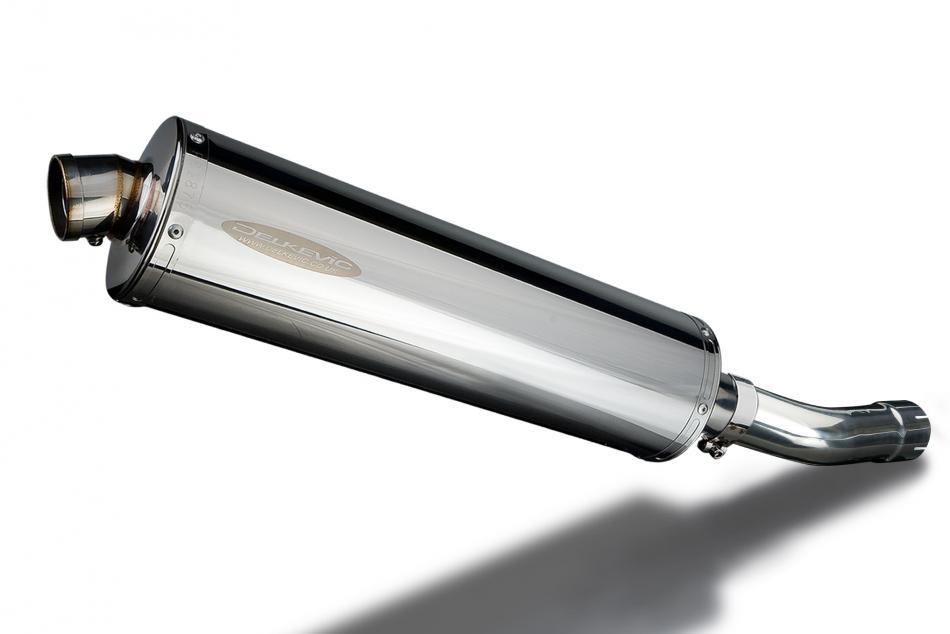 SUZUKI GSF1250 BANDIT 2007-2016 450mm OVAL STAINLESS BSAU SILENCER EXHAUST KIT