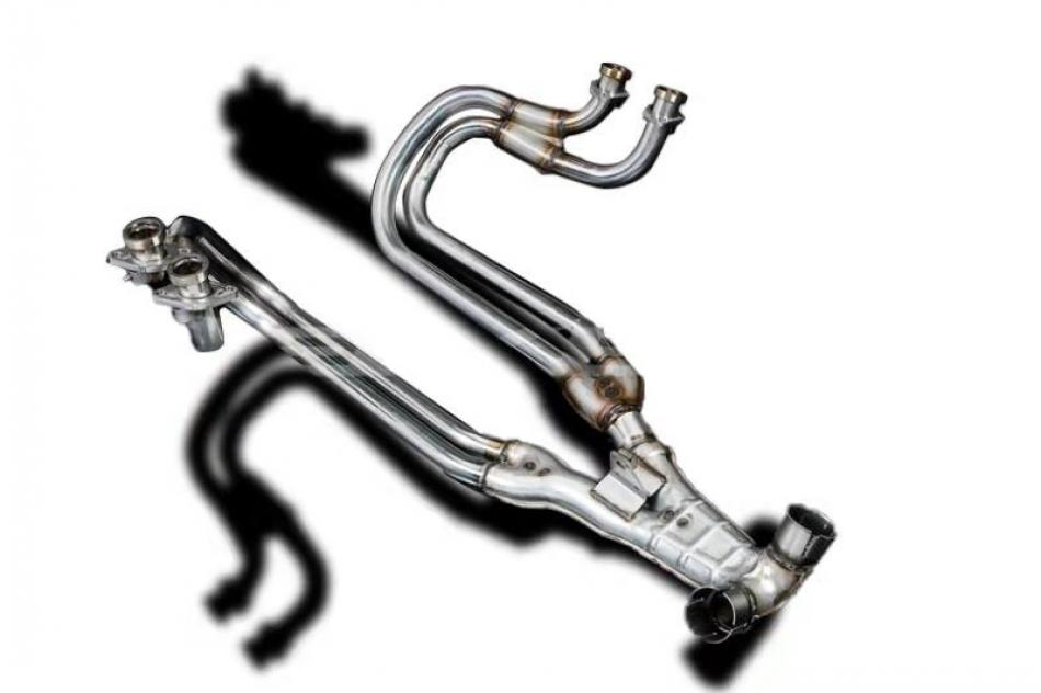 HONDA ST1100 PAN EUROPEAN 1989-2002 STAINLESS 4-2 EXHAUST DOWNPIPES OEM COMPATIB