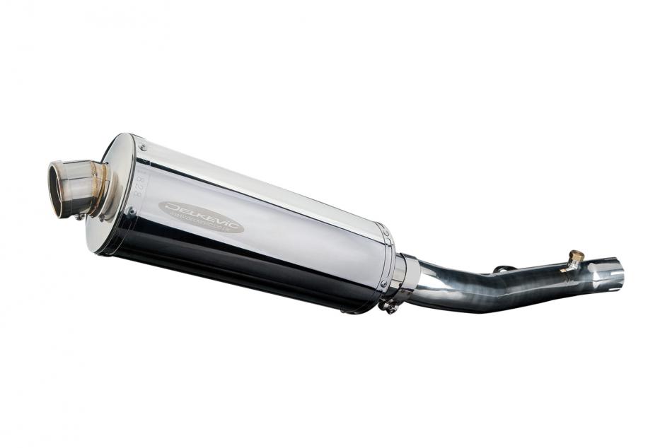 Honda CBR600F 2001-2006 350mm OVAL STAINLESS BSAU SILENCER EXHAUST KIT