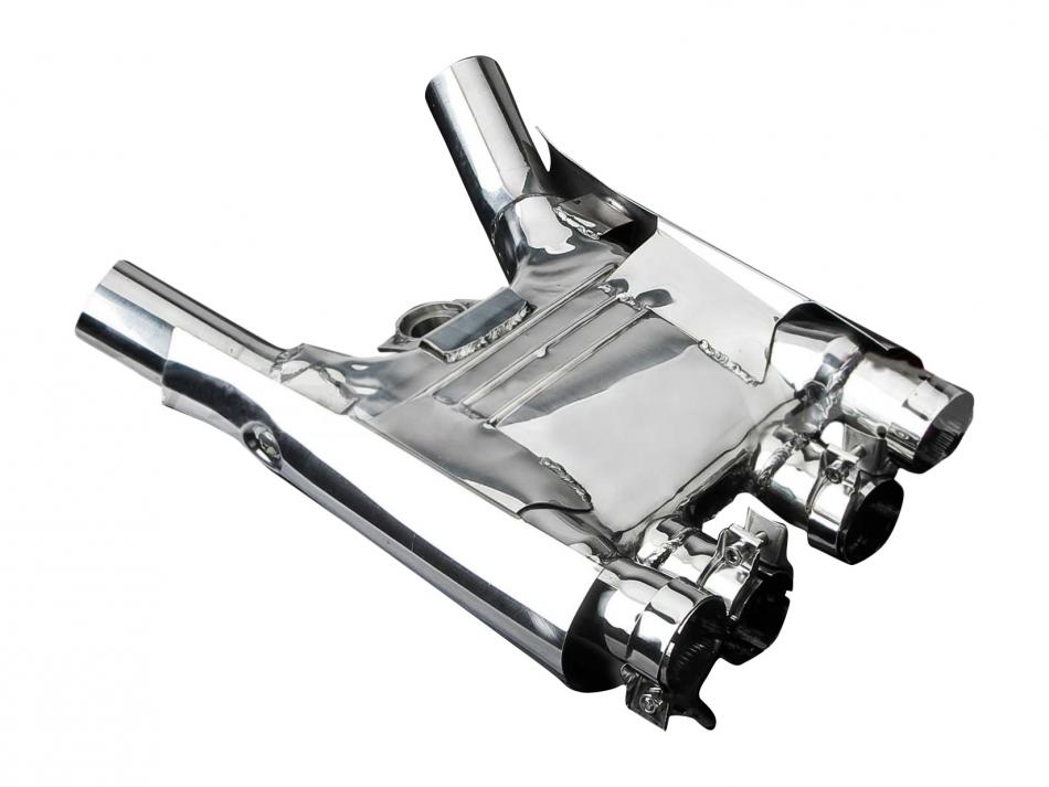 Yamaha XJR1200 XJR1300/SP 1995-2006 Stainless Steel Exhaust Collector Box