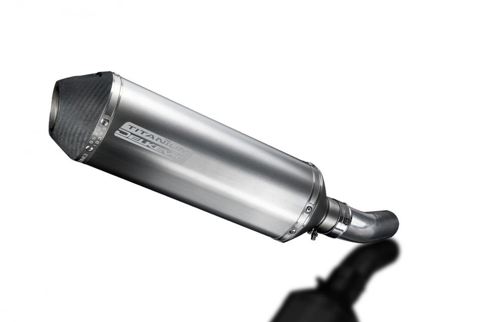 KAWASAKI ZX10R NINJA 2008-2010 343mm X-OVAL TITANIUM BSAU SILENCER EXHAUST KIT