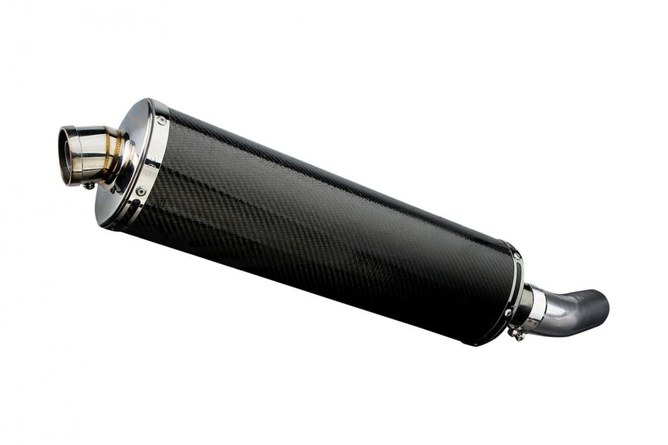 KAWASAKI ZX10R NINJA 2008-2010 450mm OVAL CARBON BSAU SILENCER EXHAUST KIT