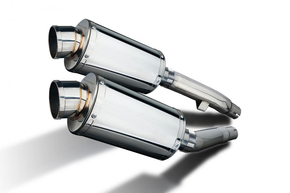 YAMAHA XJ900S DIVERSION 94-03 225mm OVAL STAINLESS SILENCER EXHAUST KIT