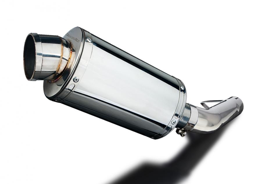 YAMAHA FZS600 FAZER 1998-2003 225mm OVAL STAINLESS SILENCER EXHAUST KIT