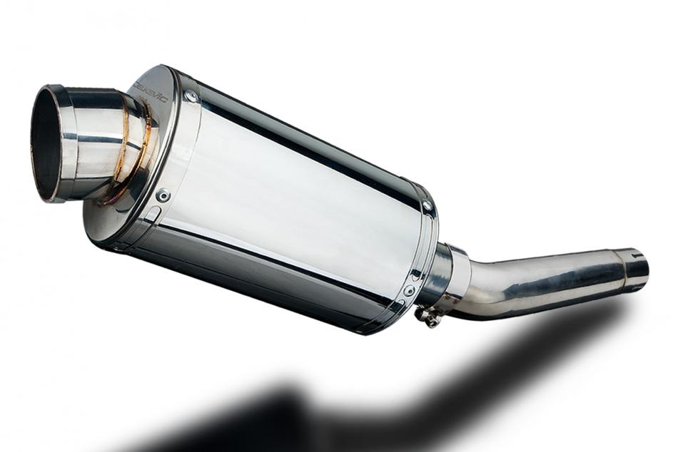 YAMAHA YZF600R THUNDERCAT 96-07 225mm OVAL STAINLESS SILENCER EXHAUST KIT