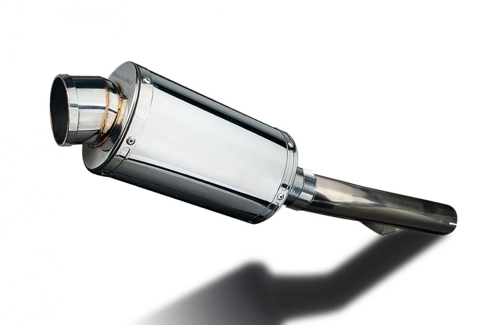 HONDA CBR600F 1999-2000 225mm OVAL STAINLESS SILENCER EXHAUST KIT