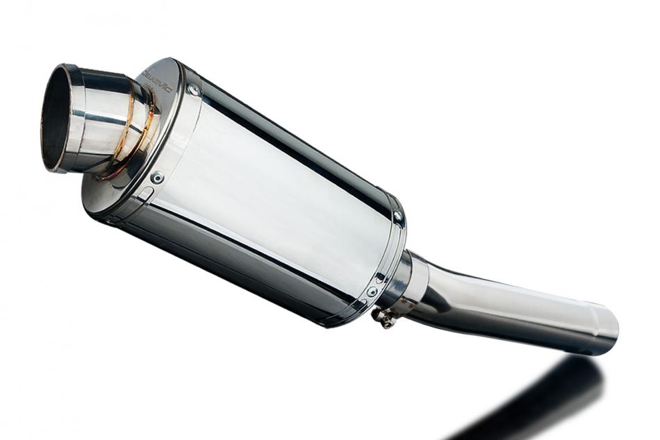 KAWASAKI ZX9R NINJA 1994-1997 225mm OVAL STAINLESS SILENCER EXHAUST KIT