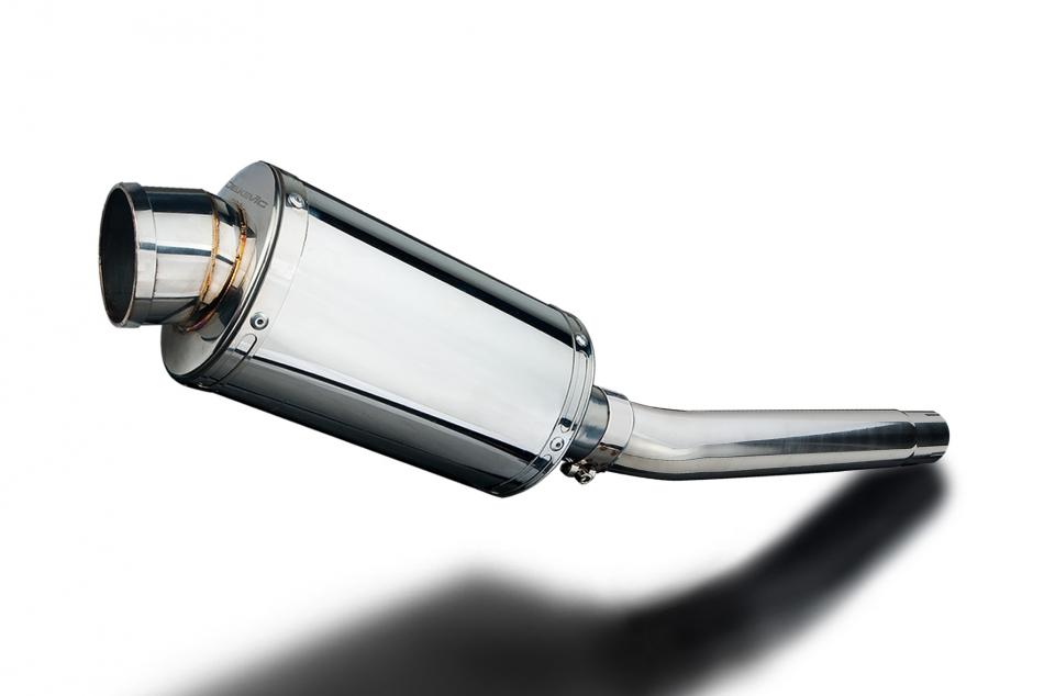 SUZUKI GSXR1000 K5 K6 2005-2006 225mm OVAL STAINLESS SILENCER EXHAUST KIT