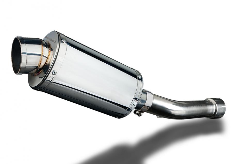 YAMAHA FZ1 FAZER 2006-2015 225mm OVAL STAINLESS SILENCER EXHAUST KIT