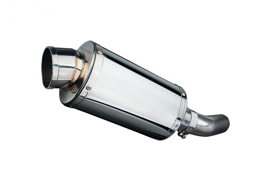 KAWASAKI ZX10R NINJA 2008-2010 225mm OVAL STAINLESS SILENCER EXHAUST KIT