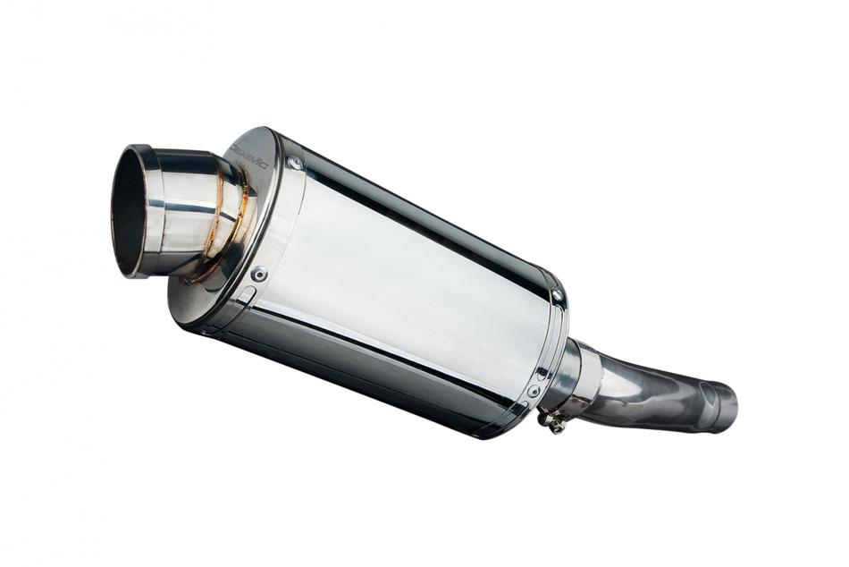 SUZUKI GSXR600 GSX-R600 2008-10 225mm OVAL STAINLESS SILENCER EXHAUST KIT