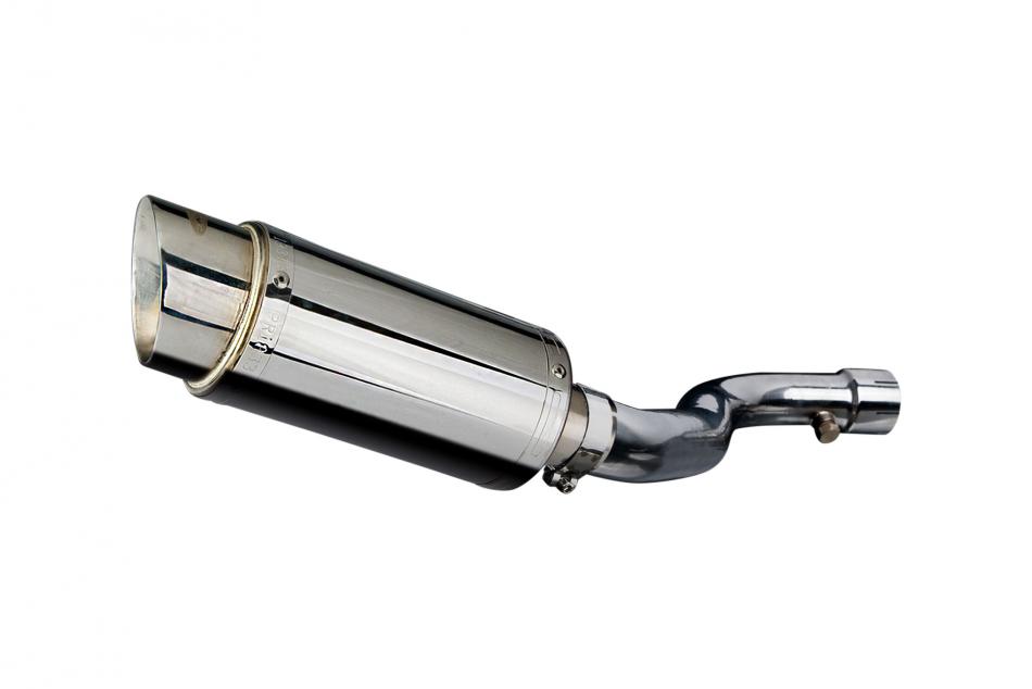 SUZUKI GSXR1000 K9 2009-11 DECAT 200mm ROUND STAINLESS SILENCER EXHAUST KIT