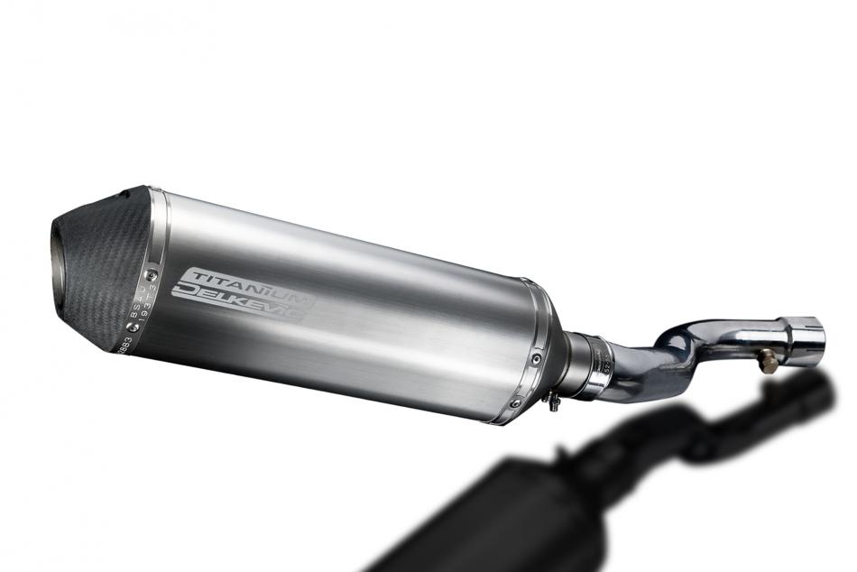 SUZUKI GSXR1000 K9 09-11 DE-CAT 343 X-OVAL TITANIUM BSAU SILENCER EXHAUST KIT
