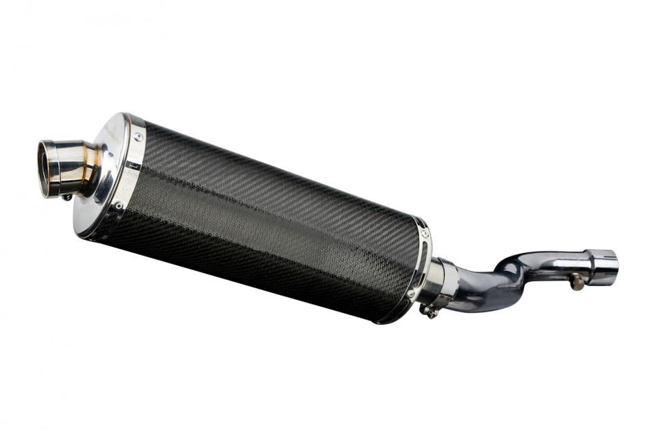 SUZUKI GSXR1000 K9 2009-11 DECAT 350mm CARBON BSAU SILENCER EXHAUST KIT
