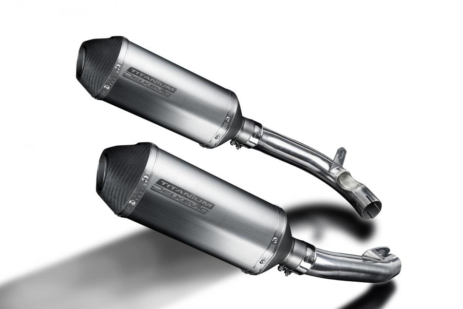 HONDA VTR1000 FIRESTORM 1997-03 260mm X-OVAL TITANIUM BSAU SILENCER EXHAUST KIT