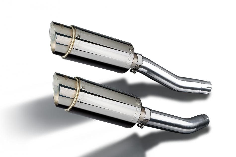 YAMAHA YZF-R1 4C8 07-08 200mm ROUND STAINLESS SILENCER EXHAUST KIT