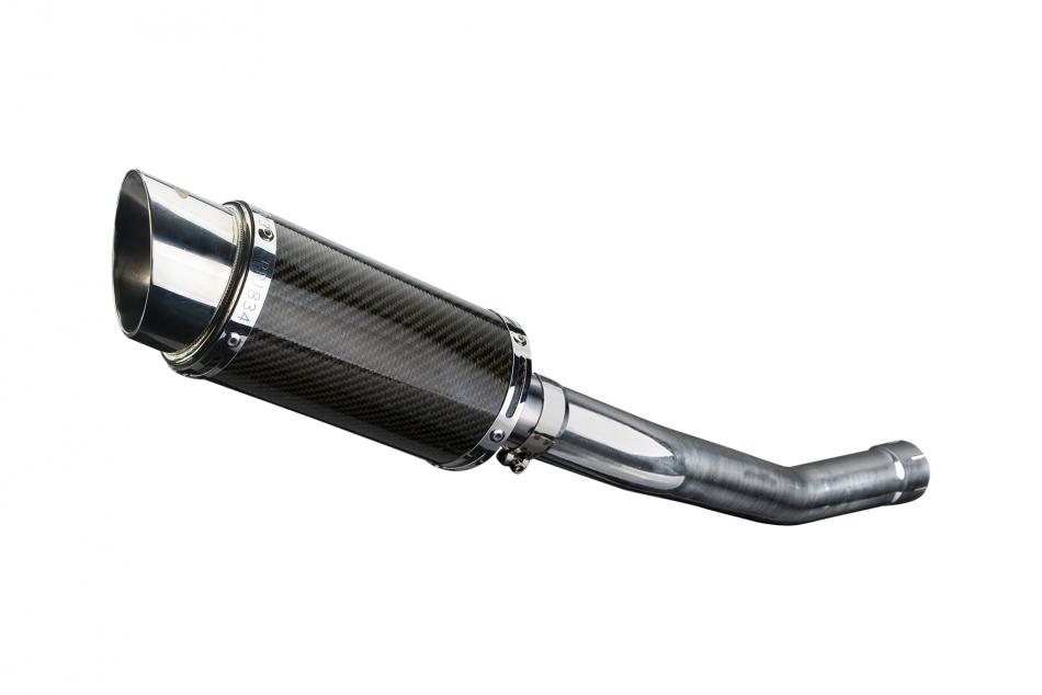 KAWASAKI GTR1400 2007-2020 200mm ROUND CARBON  SILENCER EXHAUST KIT