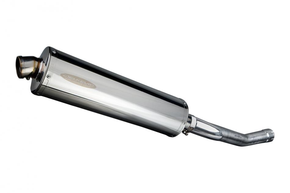 KAWASAKI GTR1400 2007-2020 450mm OVAL STAINLESS BSAU SILENCER EXHAUST KIT