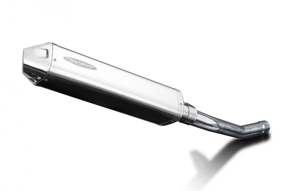 Kawasaki GTR1400 2007-2021 420mm Tri-Oval Stainless Exhaust Silencer Can Kit