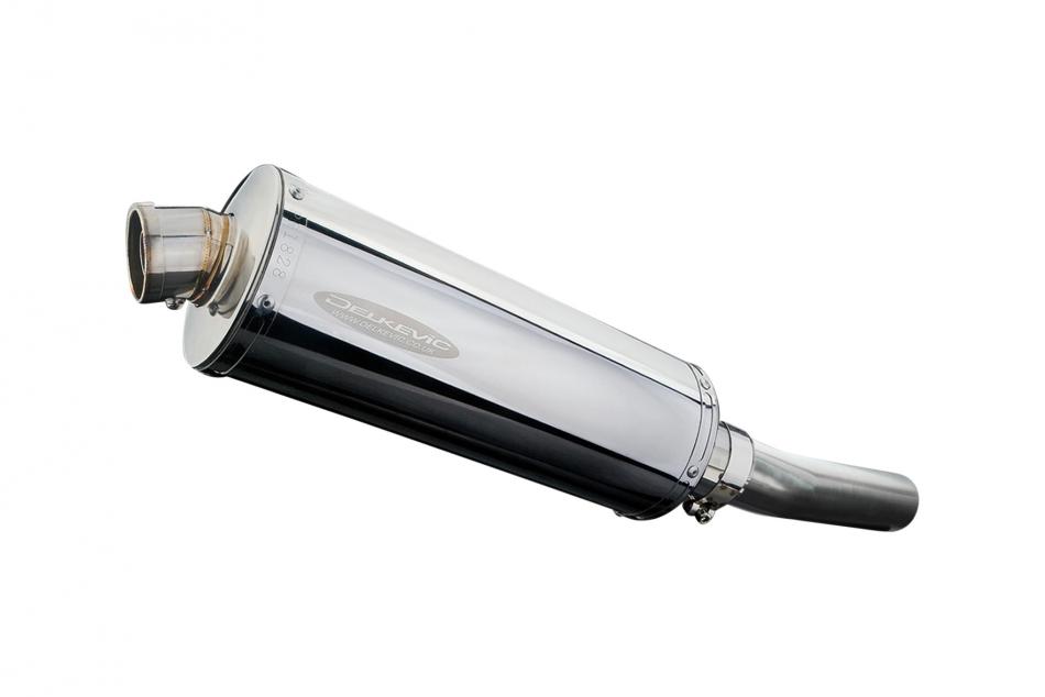 Kawasaki 1000 Versys 2010-2014 350mm Oval Stainless Exhaust Silencer Can Kit