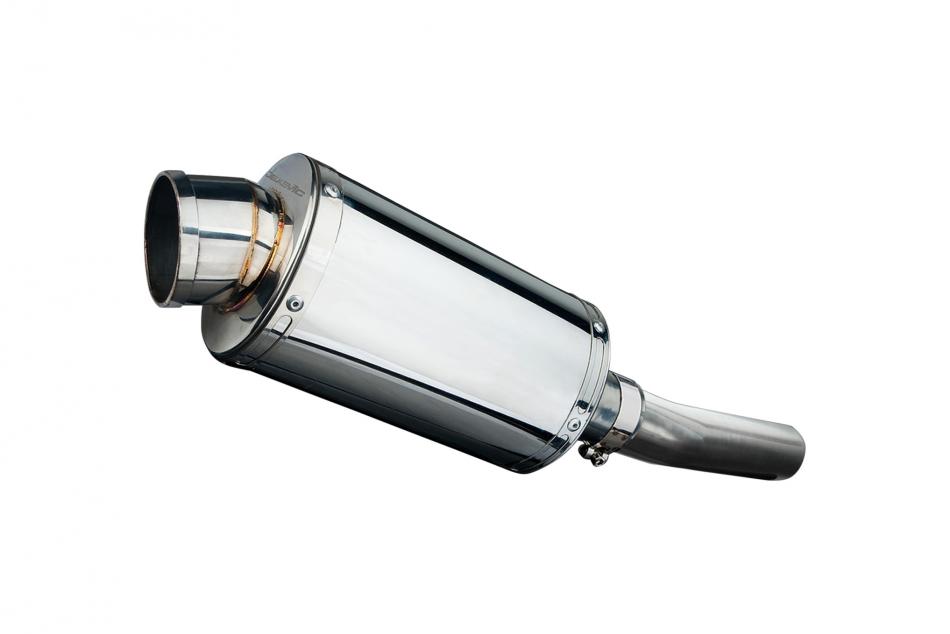 Kawasaki 1000 Versys 2010-2014 225mm Oval Stainless Exhaust Silencer Can Kit