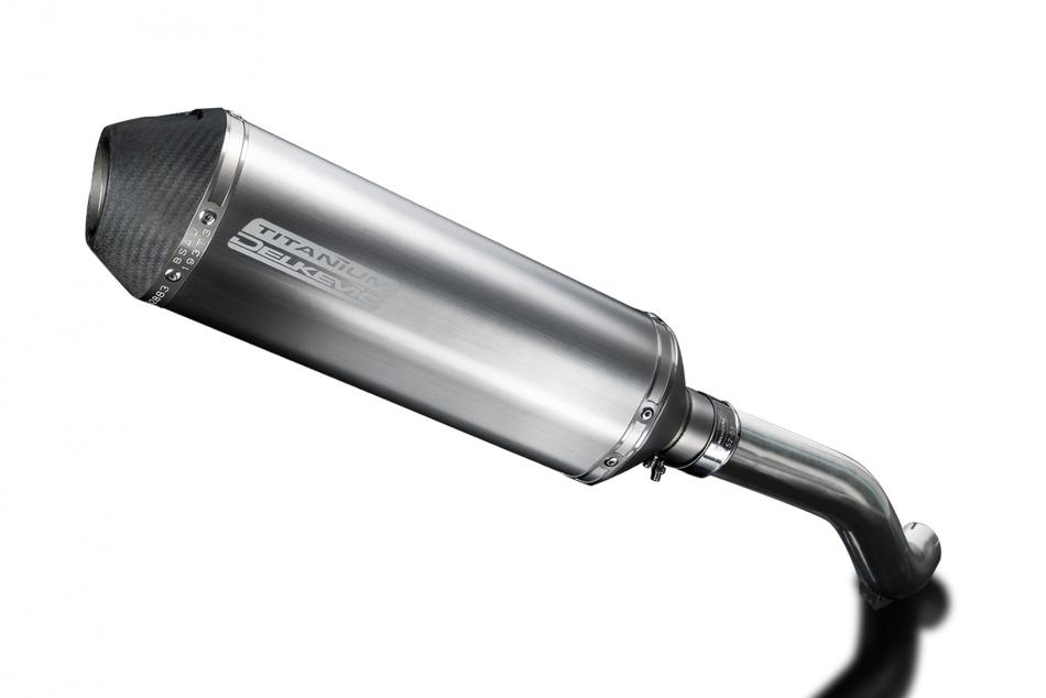 HONDA VFR800Fi 1998-01 HI LEVEL 343mm X-OVAL TITANIUM BSAU SILENCER EXHAUST KIT