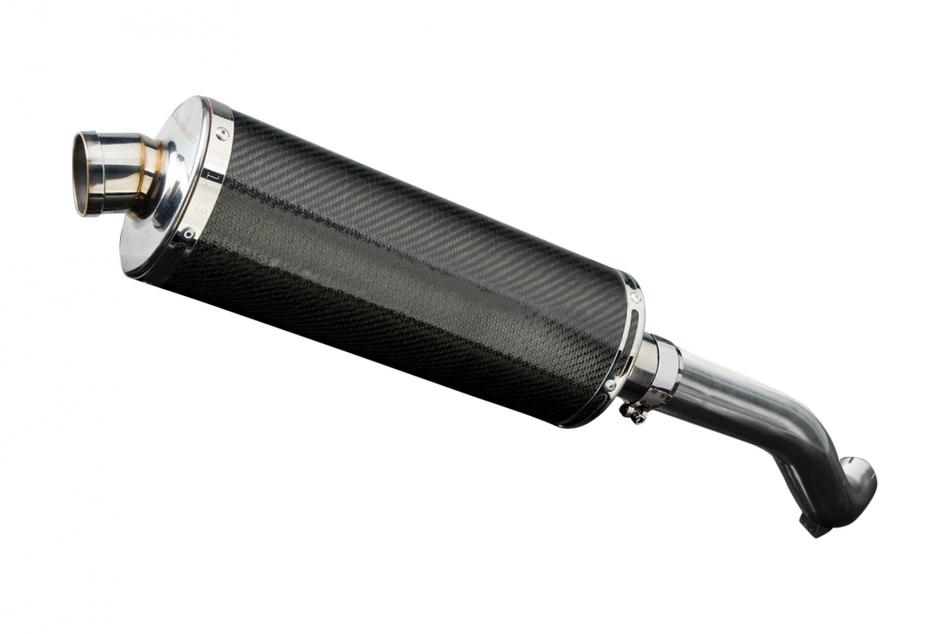 HONDA VFR800Fi 1998-01 HI LEVEL 350mm CARBON BSAU SILENCER EXHAUST KIT