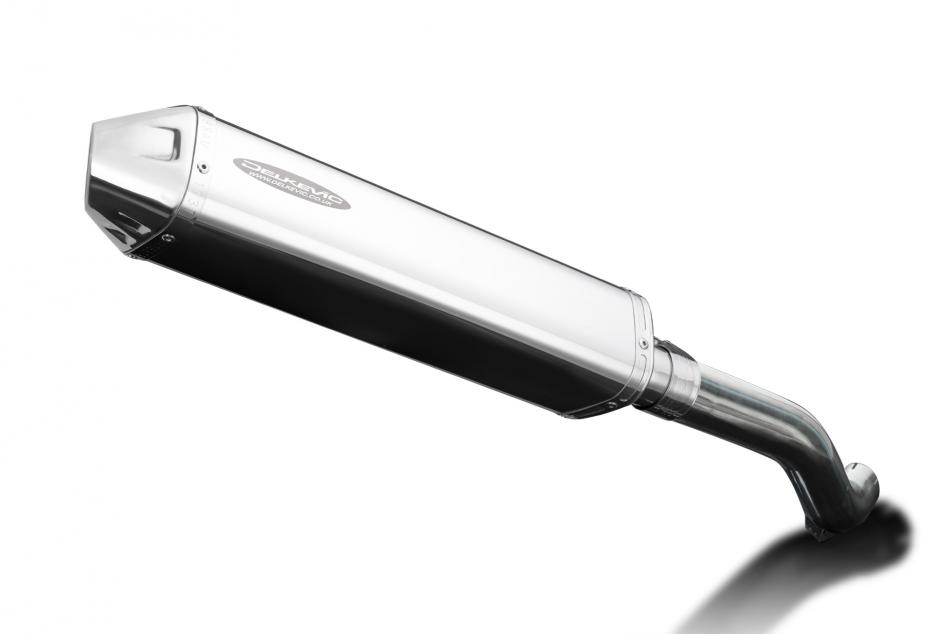 Honda VFR800F 1998-2001 420mm Tri-Oval Stainless Exhaust Silencer Can Kit