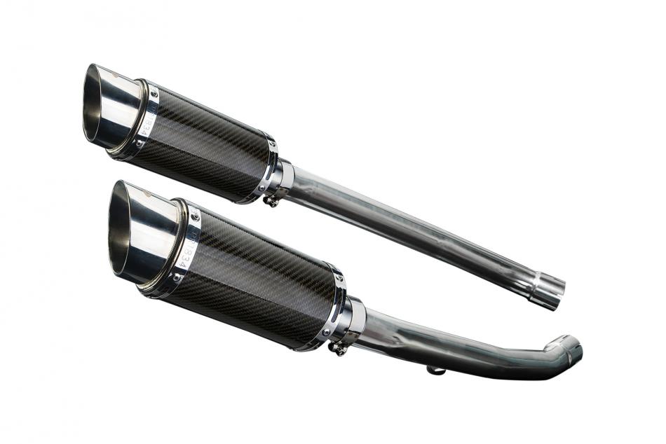 Kawasaki ZZR1400 ZX14 2012-2023 200mm ROUND CARBON  SILENCER EXHAUST KIT