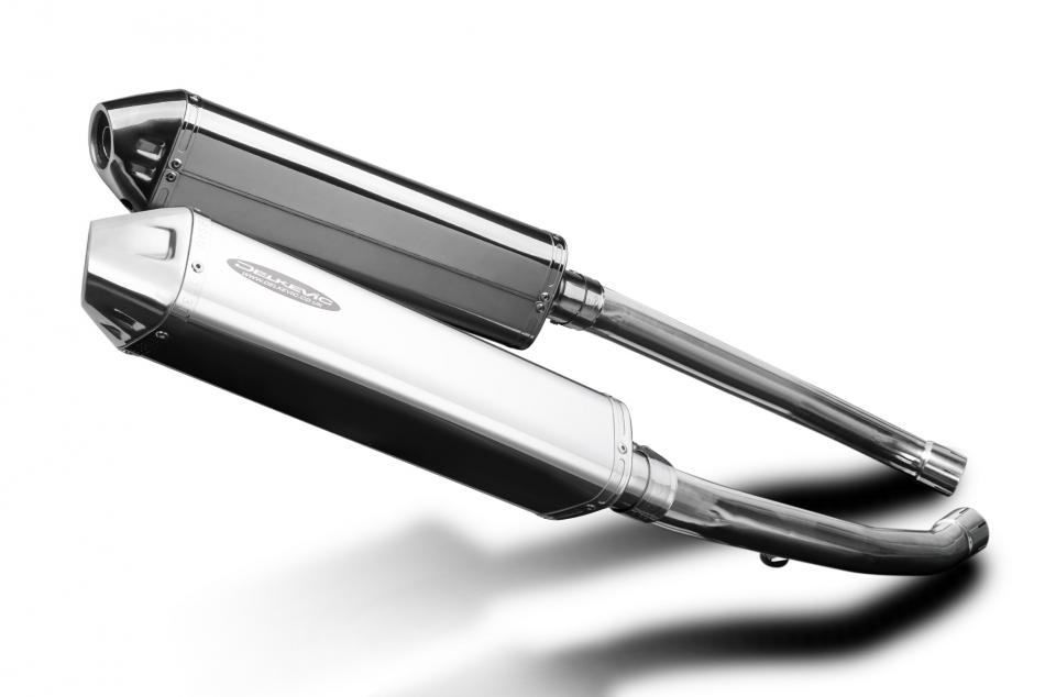 Kawasaki ZZR1400 ZX14 2012-2023 420mm TRI STAINLESS BSAU SILENCER EXHAUST KIT