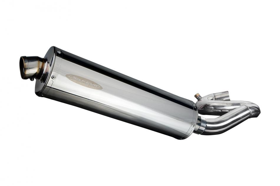 HONDA CBR1000RR FIREBLADE 08-15 450mm OVAL STAINLESS BSAU SILENCER EXHAUST KIT