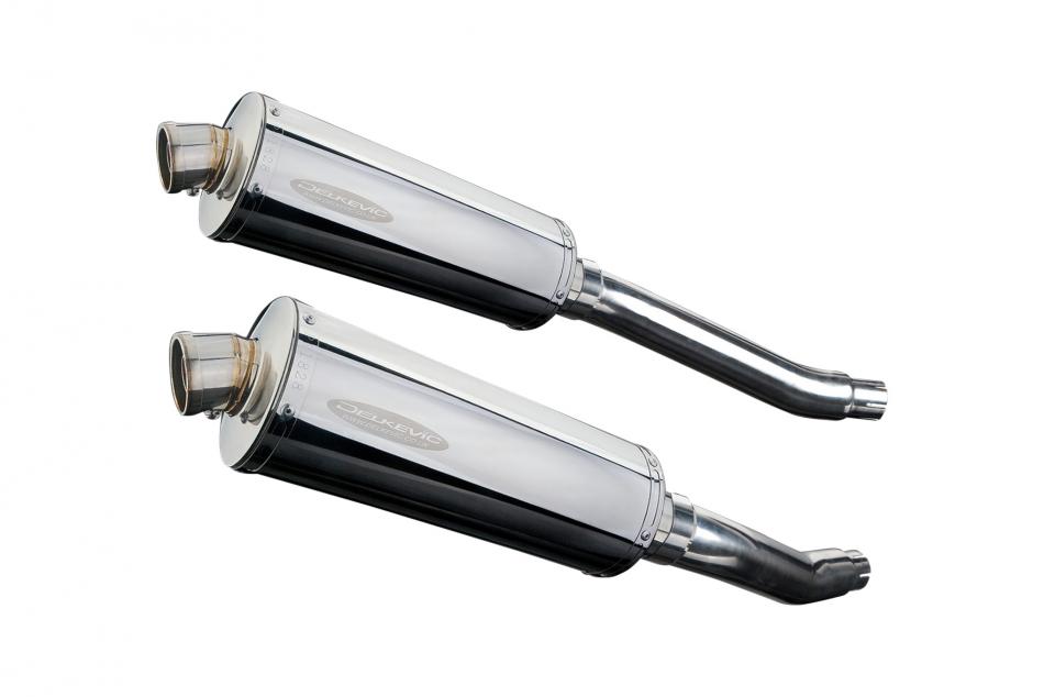 YAMAHA TDM900 2002-2013 350mm OVAL STAINLESS BSAU SILENCER EXHAUST KIT