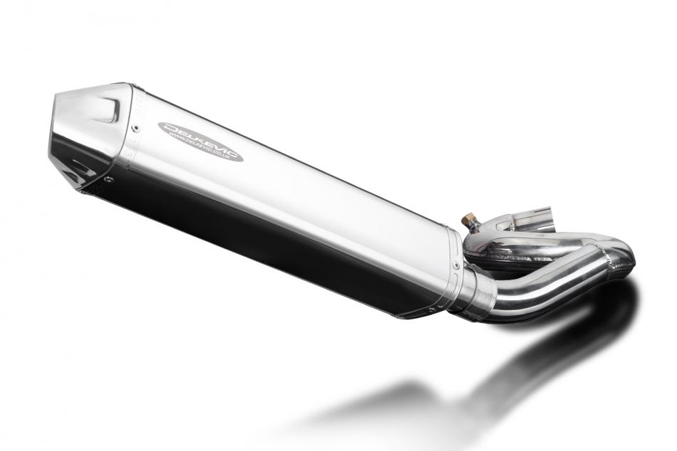 Honda CBR1000RR Fireblade 2008-15 420mm Tri-Oval Stainless Exhaust Silencer Kit