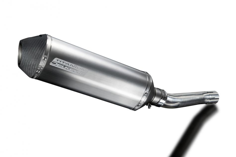 HONDA CBR250R 2011-2013 343mm X-OVAL TITANIUM BSAU SILENCER EXHAUST KIT