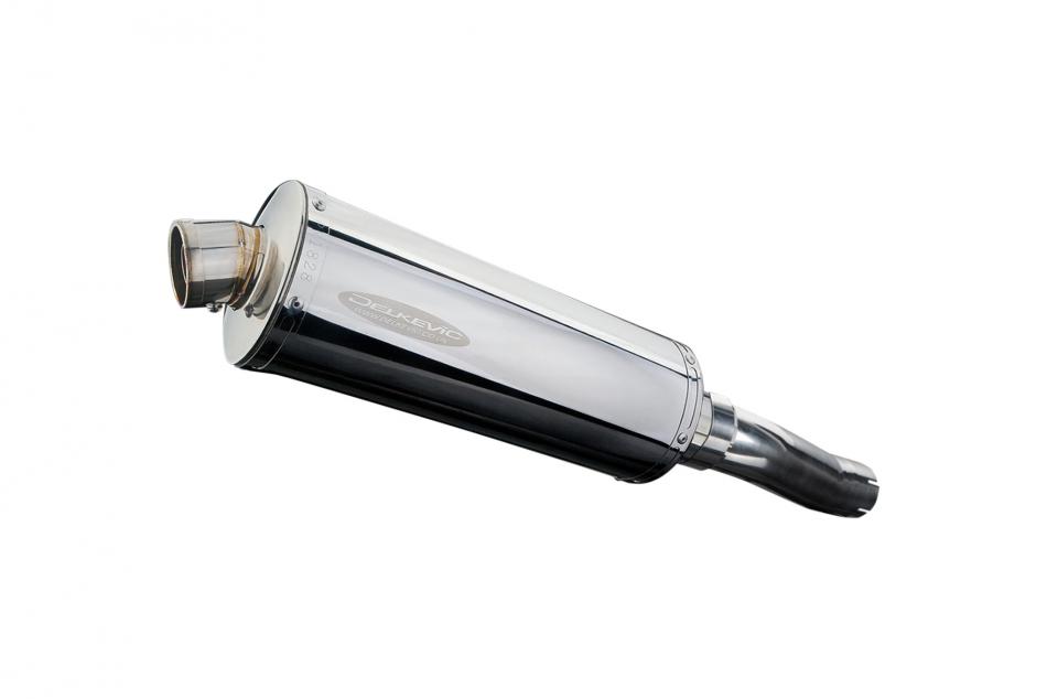 HONDA CBF600 S N ABS 2008-2012 350mm OVAL STAINLESS BSAU SILENCER EXHAUST KIT