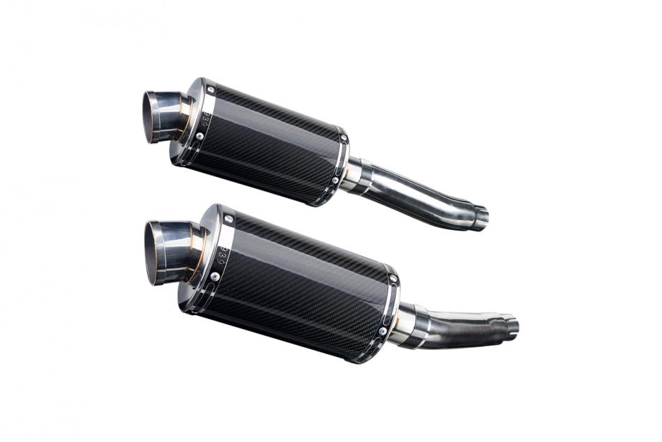 YAMAHA TRX850 1995-1999 225mm OVAL CARBON SILENCER EXHAUST KIT