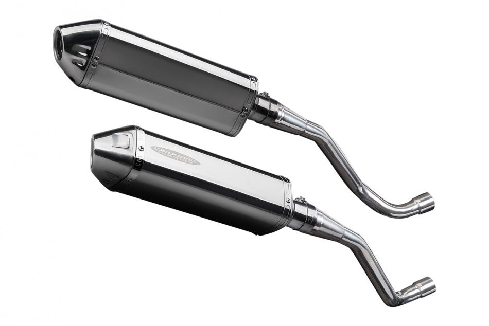 YAMAHA XT660X XT660R 2004-2016 320mm TRI STAINLESS BSAU SILENCER EXHAUST KIT