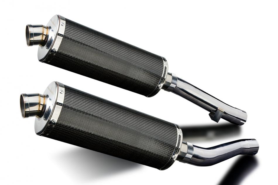 YAMAHA XJR1300 SP 1998-2007 350mm CARBON BSAU SILENCER EXHAUST KIT