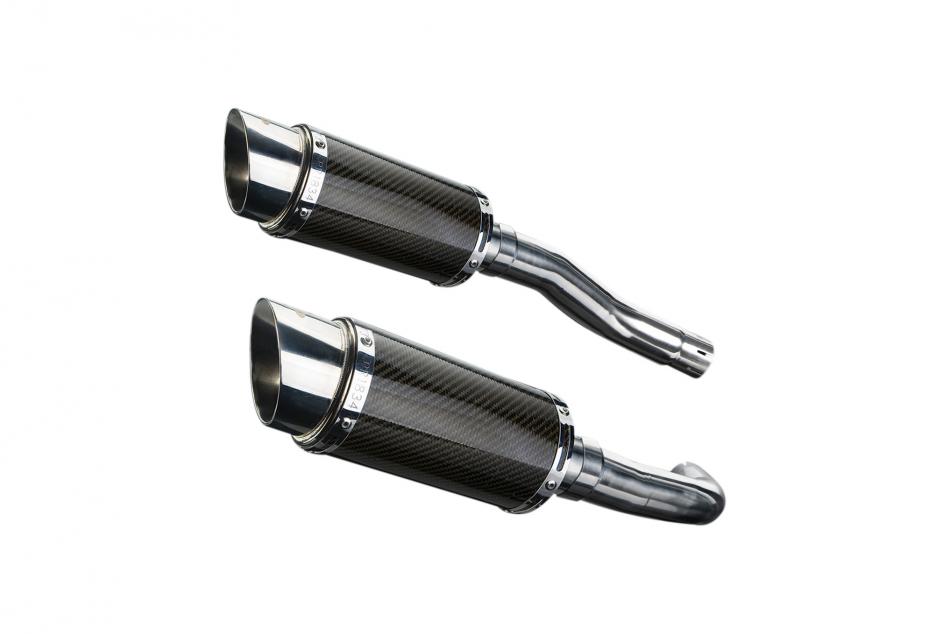 YAMAHA YZF-R1 2004-2006 200mm ROUND CARBON  SILENCER EXHAUST KIT