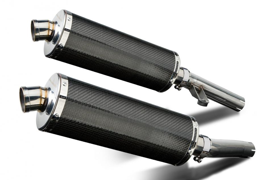 KAWASAKI ZZR1200 NINJA 2002-2005 350mm CARBON BSAU SILENCER EXHAUST KIT