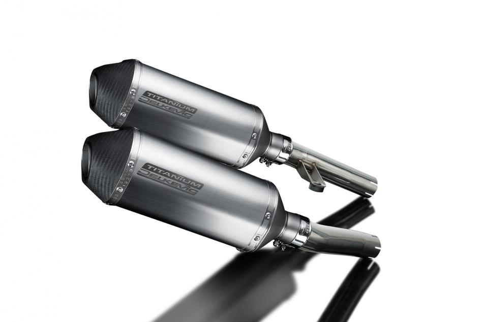KAWASAKI ZZR1200 NINJA 2002-2005 260mm X-OVAL TITANIUM BSAU SILENCER EXHAUST KIT