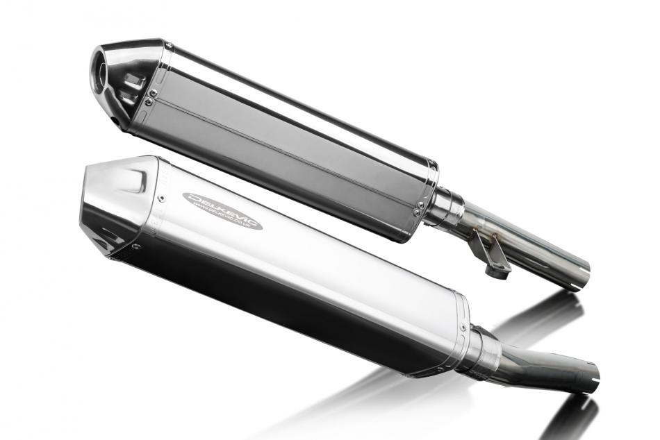 Kawasaki ZZR1200 Ninja 2002-2005 420mm Tri-Oval Stainless Exhaust Silencer Kit