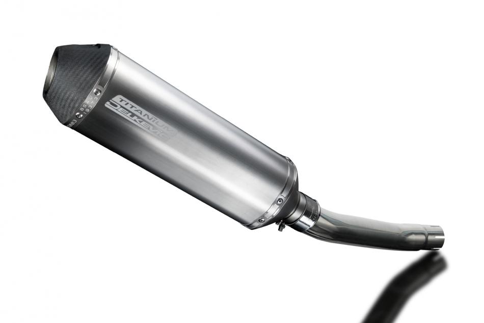 Suzuki GS500E GS500F 1989-2009 343mm X-Oval Titanium Exhaust Silencer Can Kit