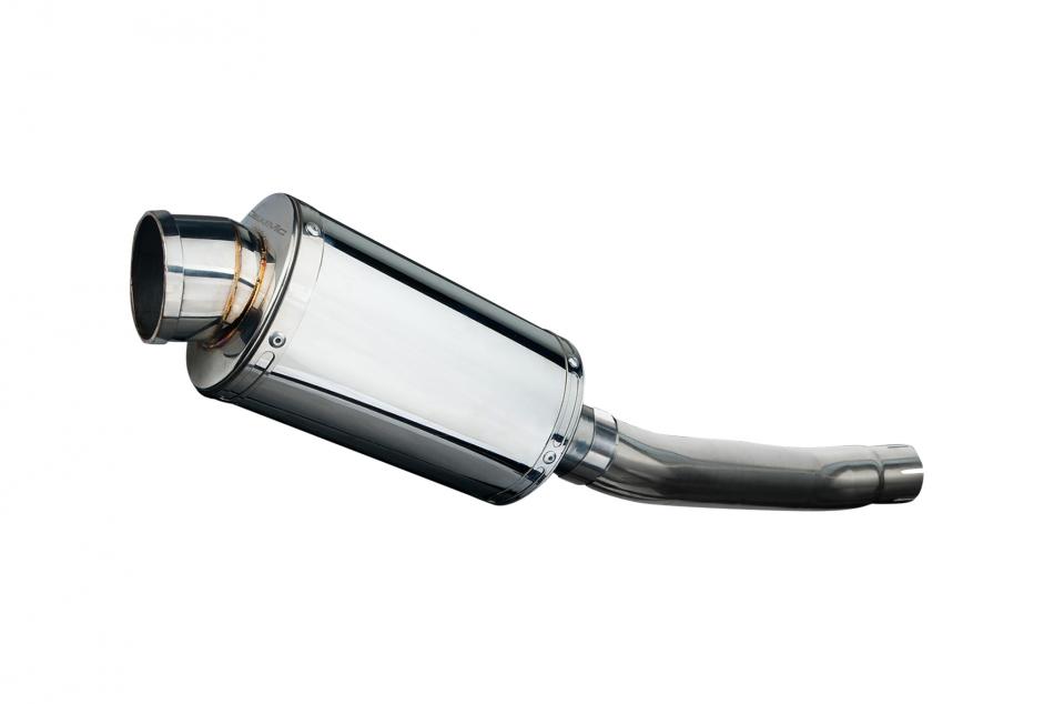 SUZUKI GS500E GS500F 1989-2009 225mm OVAL STAINLESS SILENCER EXHAUST KIT