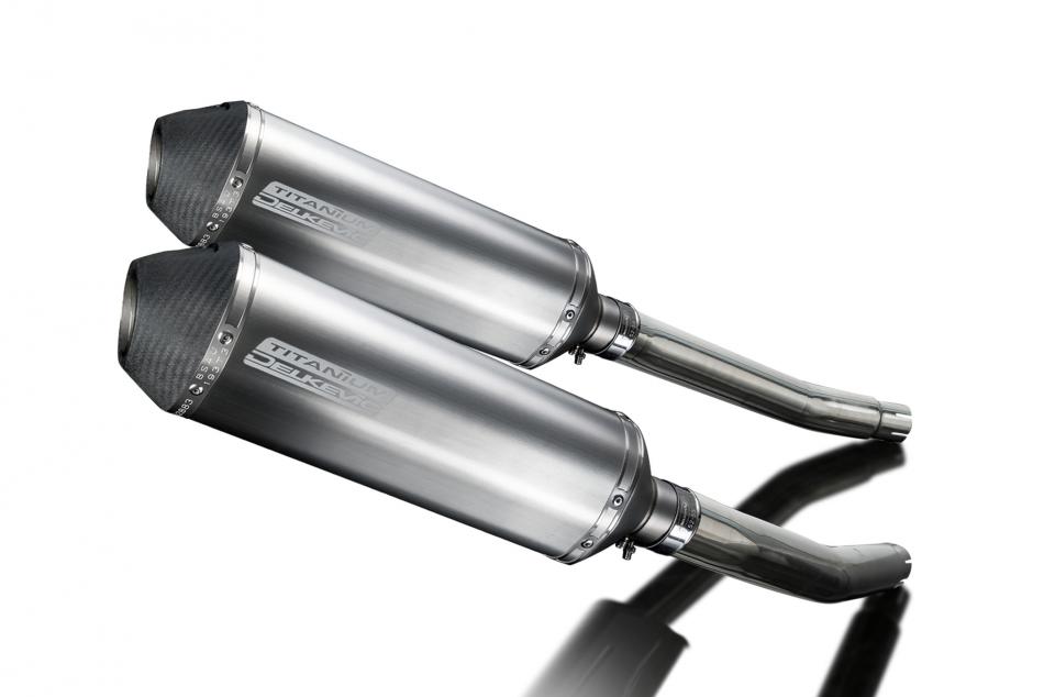 SUZUKI GSX1300R HAYABUSA 2008-2020 343mm X-OVAL TITANIUM SILENCER EXHAUST KIT