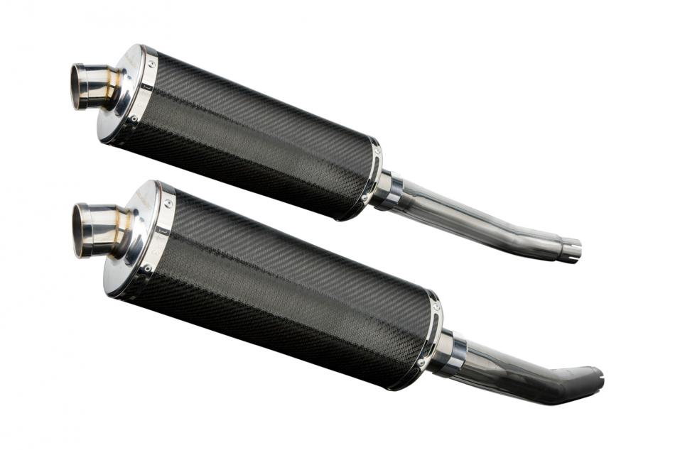 SUZUKI GSX1300R HAYABUSA 2008-2020 350mm CARBON BSAU SILENCER EXHAUST KIT