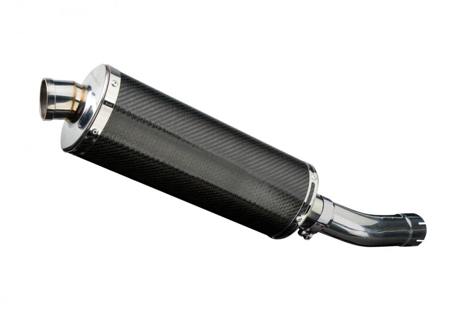 SUZUKI GSF650 BANDIT 2007-2014 350mm CARBON BSAU SILENCER EXHAUST KIT