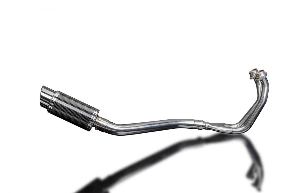 YAMAHA TDM850 91-01 FULL EXHAUST SYSTEM 200mm CARBON ROUND SILENCER