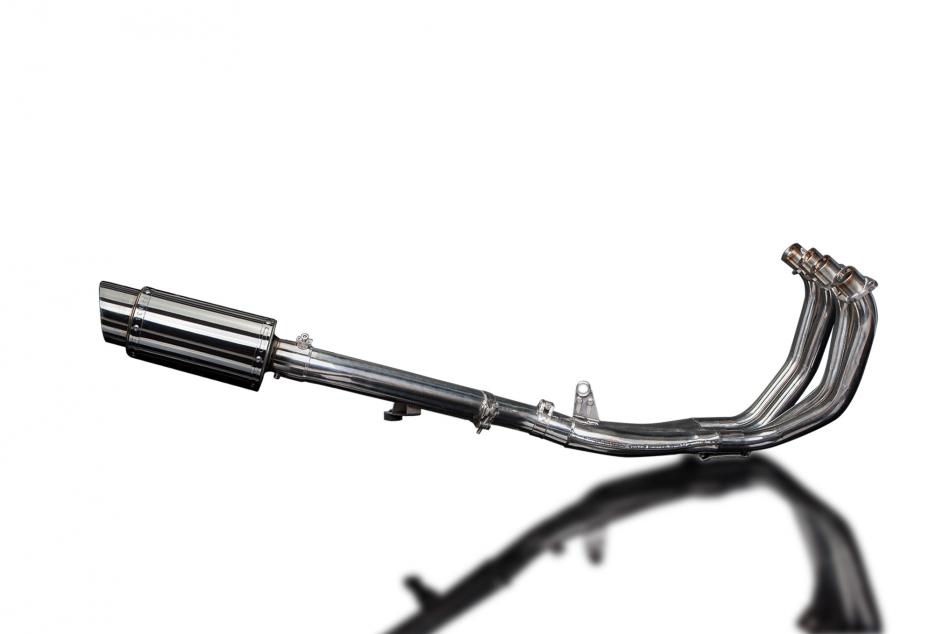 HONDA CBR600F 99-00 FULL 4-1 EXHAUST SYSTEM 200mm STAINLESS ROUND SILENCER